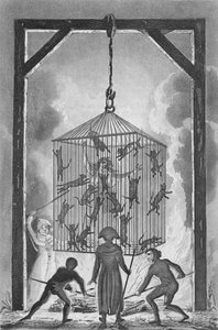 Die Hinrichtung von Louisa Mabree, der französischen Hebamme von Unbekannt