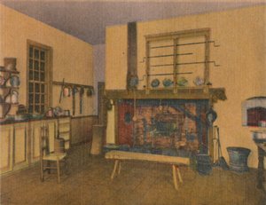 Die Familienküche, 1946 von Unbekannt