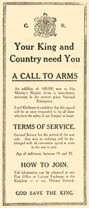 Die erste Werbung, ca. 1914, 1919 von Unbekannt
