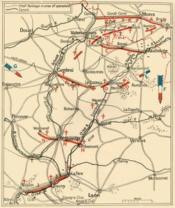 Die erste Phase des großen Rückzugs...1914, ca. 1920