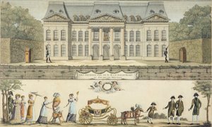 Die ersten Schritte des Königs von Rom im Schloss von Meudon von Unbekannt