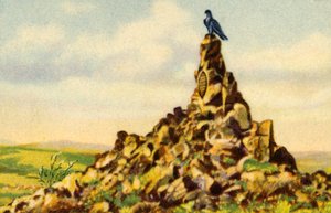 Das Fliegerdenkmal, Wasserkuppe, Hessen, Deutschland, 1932