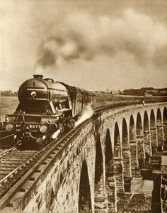 Der Flying Scotsman...Non-Stop-Fahrt zwischen Kings Cross und Newcastle, 11. Juli 1927, 1935 von Unbekannt