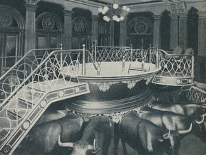 Das Taufbecken persönlich oder durch Stellvertreter, um 1935