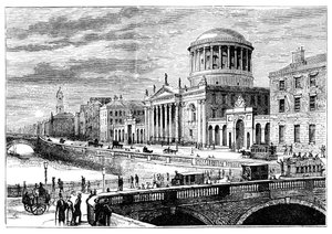 Die Vier Gerichte, Dublin, Irland, 1900 von Unbekannt