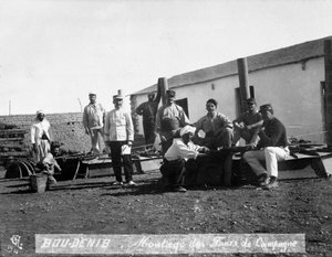 Die französische Fremdenlegion bei Manövern, Boudenib, Marokko, 1911