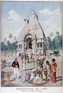 Der französische Indien-Pavillon auf der Weltausstellung 1900, Paris, 1900
