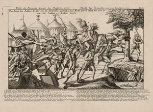Der französische Rückzug vor den Preußen 1792 von Unbekannt