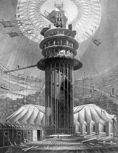 Der geometrische Aufstieg zu den Galerien im Kolosseum, Regents Park, London, 1823