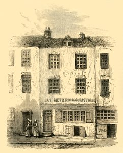 Das Geisterhaus in Cock Lane, um 1872 von Unbekannt