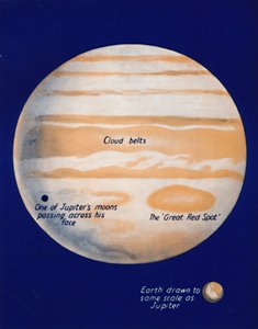 Der Riesenplanet und sein großer roter Fleck, 1935 von Unbekannt
