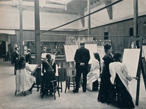 Die Glasgow School of Art, Das Museum, ca. 1900