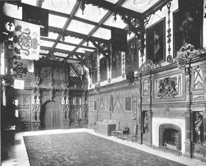 Die große Halle in Audley End, Saffron Walden, Essex, 1894 von Unbekannt