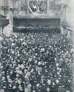 Das große Rekrutierungstreffen in der Londoner Guildhall von Unbekannt
