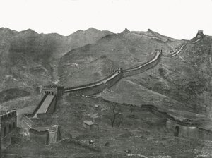 Die Große Mauer, Peking, China, 1895 von Unbekannt