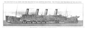Das größte aller Schiffe und die größte aller Schiffsunglücke, 20. April 1912 von Unbekannt