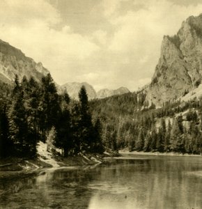 Der Grüne See, Steiermark, Österreich, ca. 1935