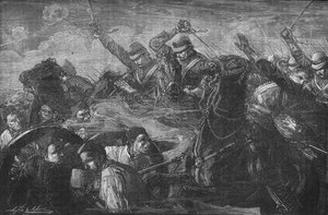 Die Wachen stürmen die Kanonen bei Kassassin, um 1882