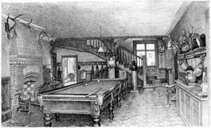 Die Halle in Silverbeck, ca. 1880-1882 von Unbekannt