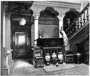 Die Halle, um 1880-1882 von Unbekannt