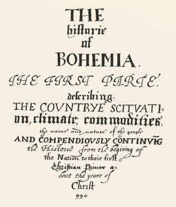 Die Geschichte von Böhmen, 1619-1620 von Unbekannt