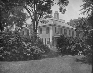 Das Haus des Dichters Longfellow, Cambridge, Mass. von Unbekannt