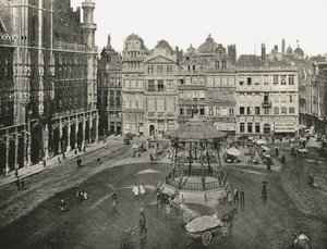Das Hôtel de Ville, Brüssel, Belgien, 1895
