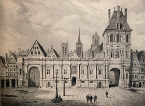 Das Rathaus im Jahr 1583, 1915
