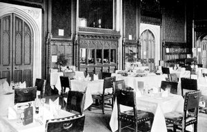 Speisesaal des Unterhauses, Palace of Westminster, London, um 1905 von Unbekannt