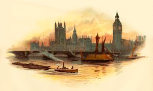 Die Häuser des Parlaments, Westminster, London