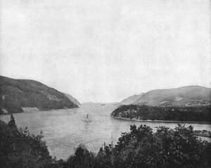Der Hudson River bei West Point, New York State, USA, um 1900