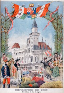 Der ungarische Pavillon auf der Weltausstellung 1900, Paris, 1900 von Unbekannt