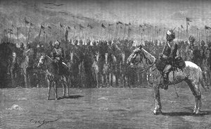 Das indische Kontingent - Die Dreizehnten Bengalischen Lanzenreiter von Unbekannt