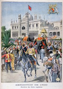 Der indische Pavillon auf der Weltausstellung 1900, Paris, 1900
