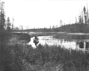 Der Einlass, Thunder Lake, Wisconsin, USA, ca. 1900