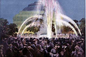 Die Internationale Erfindungsausstellung, Kensington, London, August 1885 von Unbekannt