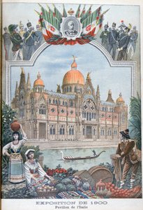 Der italienische Pavillon auf der Weltausstellung von 1900, Paris, 1900