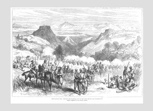 Der Kaffir-Krieg - Die Kaffirs aus dem Eisenberg und Waterkloof vertreiben, 1878