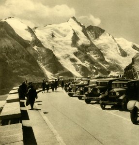 Der Kaiser-Franz-Josefs-Höhe Aussichtspunkt an der Großglockner Hochalpenstraße, Österreich