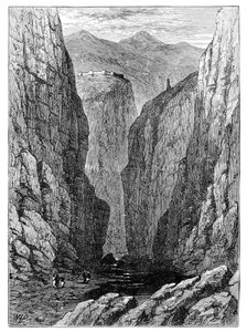 Der Khyber-Pass, Afghanistan, 1900