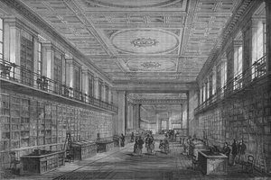 Die Königliche Bibliothek, London, 1878 von Unbekannt