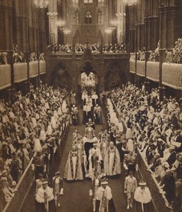 Die Prozession des Königs, 12. Mai 1937 von Unbekannt