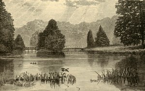 Der See, Blenheim, 1898 von Unbekannt