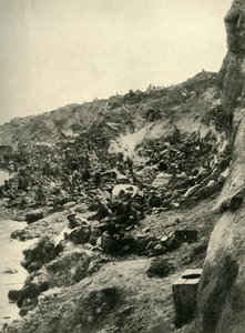 Die Landung in der Suvla-Bucht, Gallipoli-Halbinsel, Erster Weltkrieg, 1915, um 1920