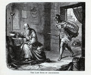 Die letzte Stunde des Archimedes, 1882 von Unbekannt