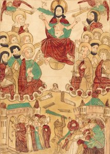 Das Jüngste Gericht mit den Aposteln