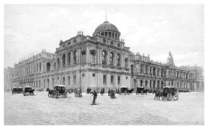 Die Gerichtsgebäude, Melbourne, Victoria, Australien, 1886