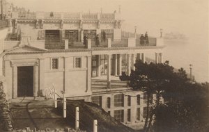 Die Leas Cliff Hall, Folkestone, spätes 19.-frühes 20. Jahrhundert