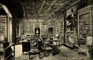 Die Bibliothek in Abbotsford