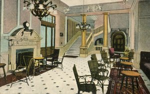 Die Lounge, Abercorn Rooms, Liverpool Street Hotel von Unbekannt
